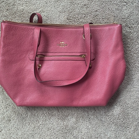 Purple coach purse - Picture 5 of 7